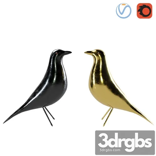 Vitra bird 3D Model Free