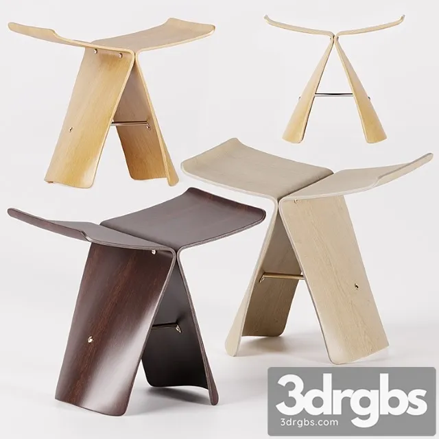 Vitra butterfly stool. 2 Free Download