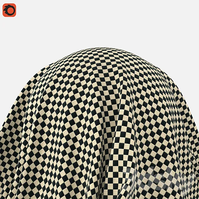 Vitra - Checkered Fabric 3D Model