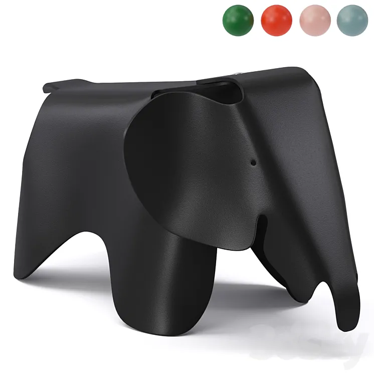 Vitra eames elephant 3D Model Free