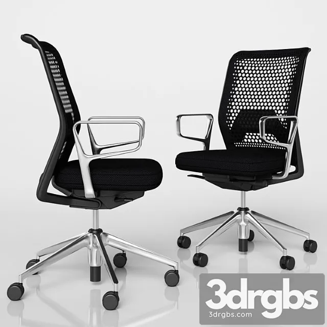 Vitra Id Mesh Swivel Chair By Antonio Citterio 3D Model Free