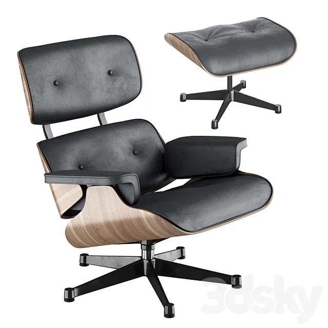 Vitra Lounge Chair 3D Model