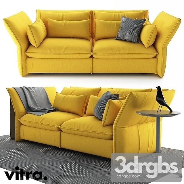 Vitra Mariposa Sofa 3D Model Free