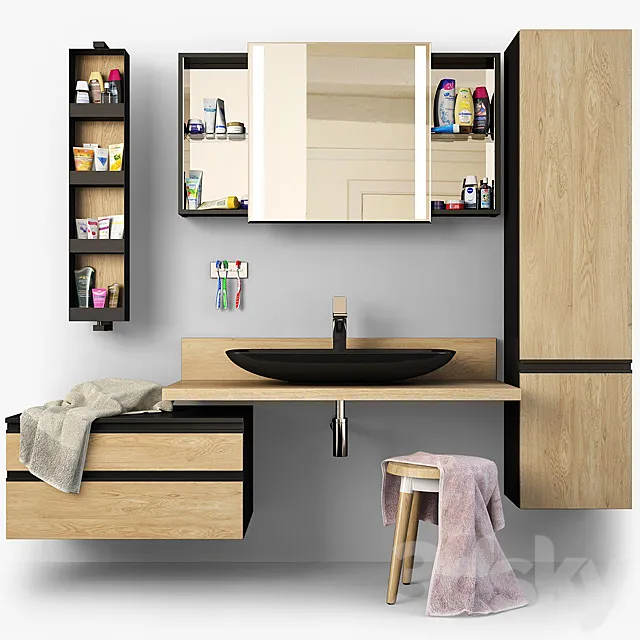 Vitra Memoria Black 3D Model