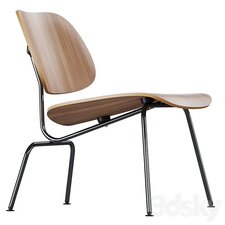 Vitra Plywood Lounge Chair Metal (LCM) 3D Model Free
