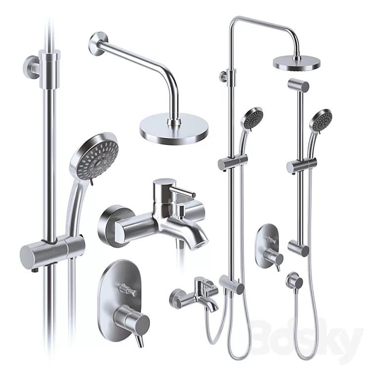 vitra rain shower systems 3D Model Free
