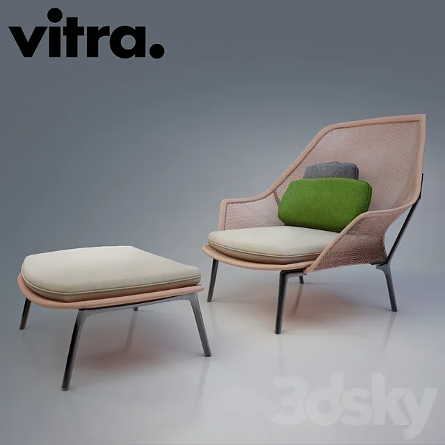 Vitra Slow Chair 3D Model