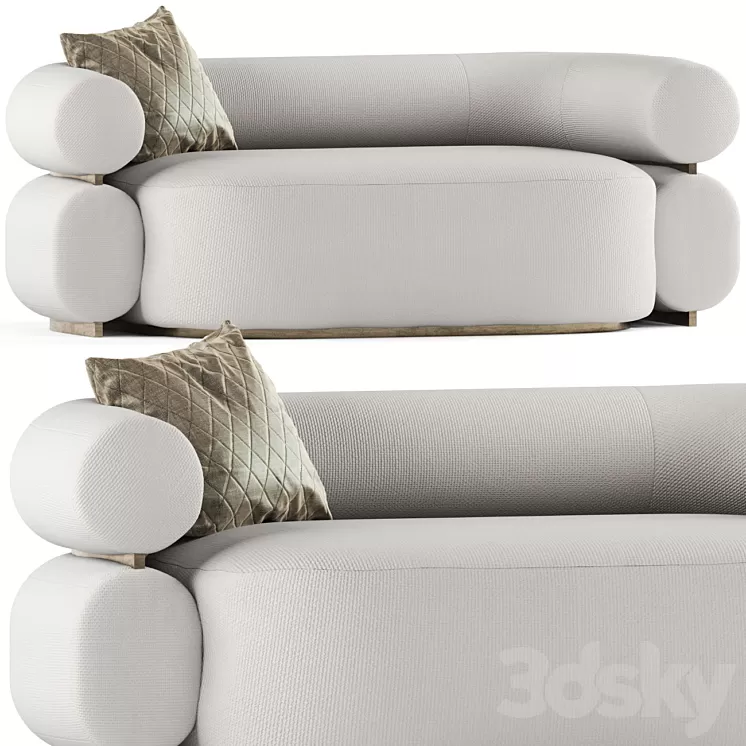 Vitra sofa 3D Model Free