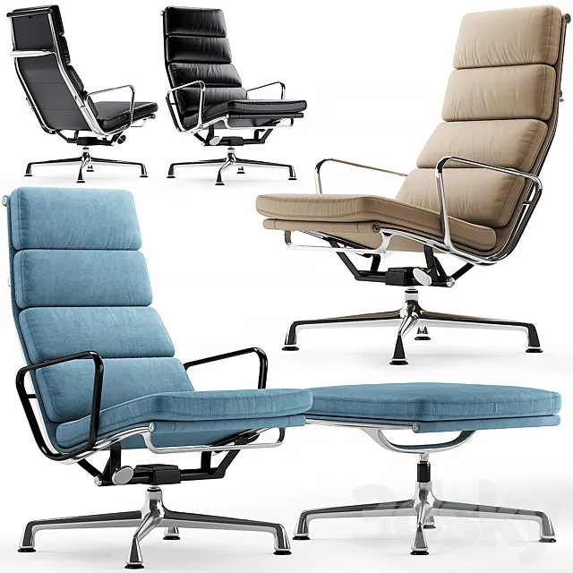 Vitra Soft Pad Chair 3D Model