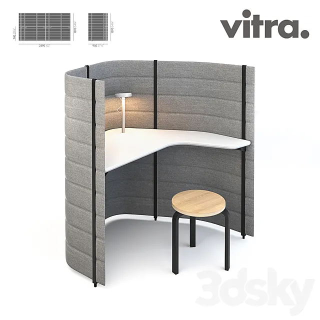 Vitra Workbay 2 3D Model