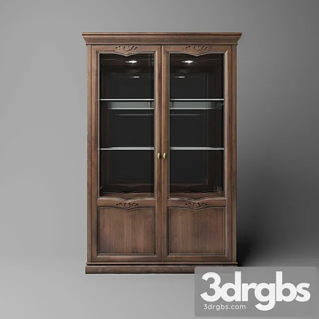 Vitrina Dvukhdviernaia Camelgroup Traditional Nostalgia Day 3D Model Free