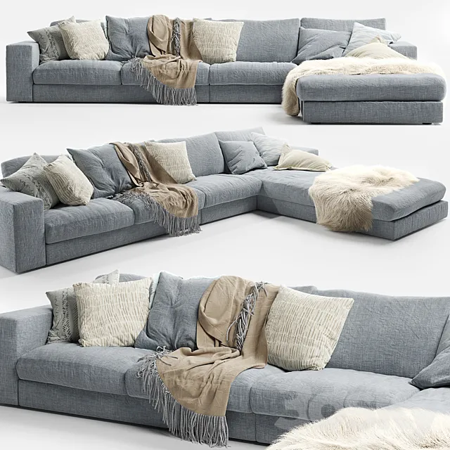Vittoria charlie sofa 2 3D Model