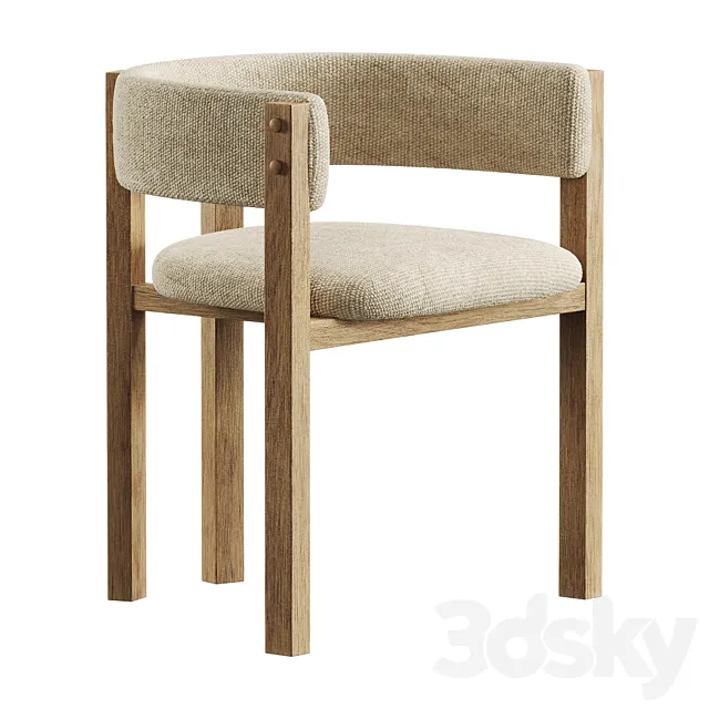Vittoria Dining Arm Chair 3D Model