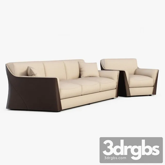 Vittoria Frigerio Adda Capitonne Sofa 3D Model Free