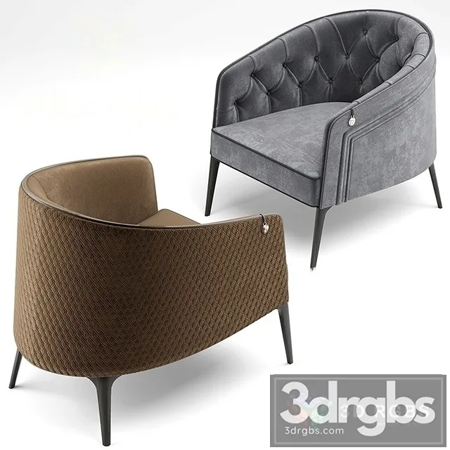 Vittoria Frigerio Armchair 3D Model Free