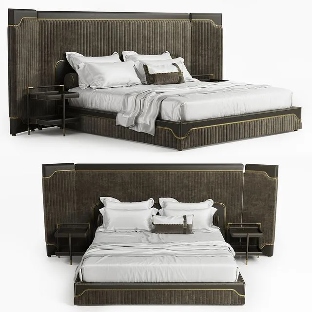 VITTORIA FRIGERIO Capua Bed 3D Model