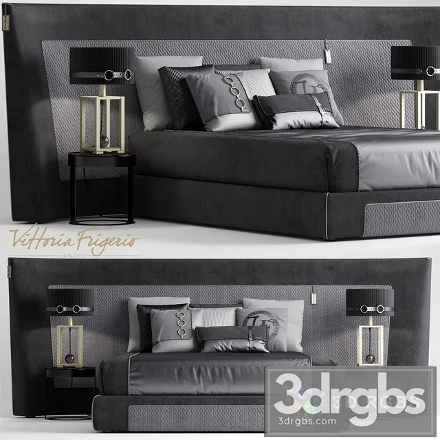 Vittoria Frigerio Duse Bed 3D Model Free