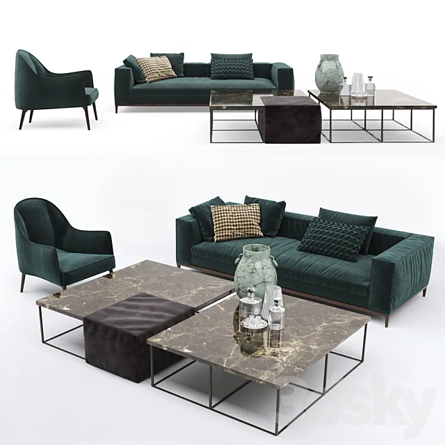 Vittoria Frigerio set 3D Model