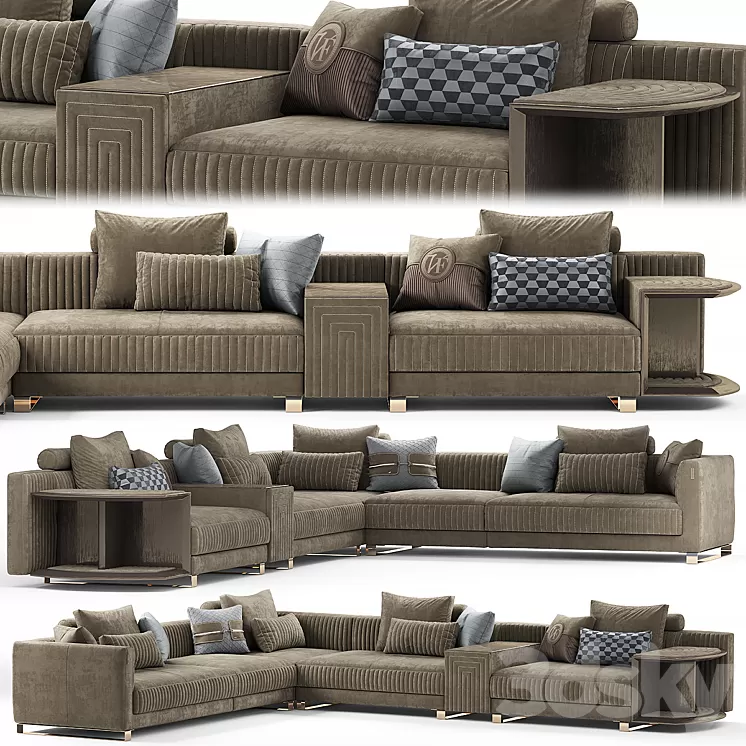 vittoriafrigerio Brandolini sofa 3D Model