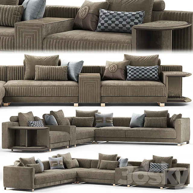 vittoriafrigerio Brandolini sofa 3DModel