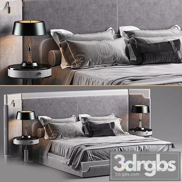 Vittoriafrigerio Corio Bed 3D Model Free