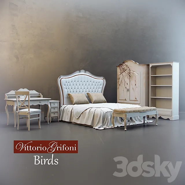 Vittorio Grifoni set "birds" 3DModel