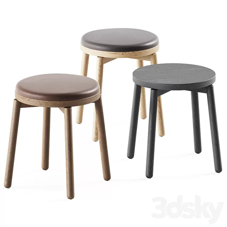 Viva Stool by Branca Lisboa 3D Model Free