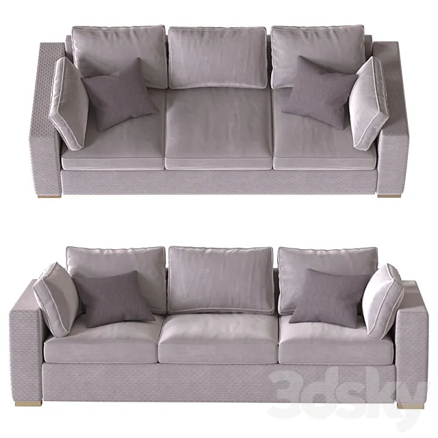 Viven Sofa Origami Interior 3D Model