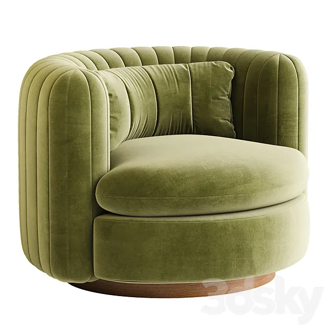 Vivienne Armchair by Soho Home 3D Model