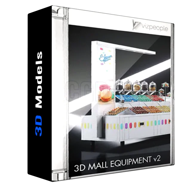 Viz-People - 3D Mall Equipment v2