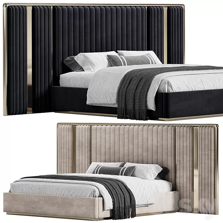 Vizyon bed by Evmoda 3D Model Free