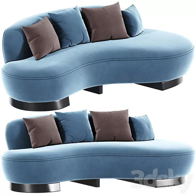 Vladimir Kagan Sofa 3D Model