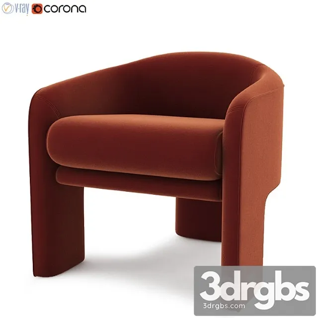Vladimir kagan weiman lounge chair 3D Model Free