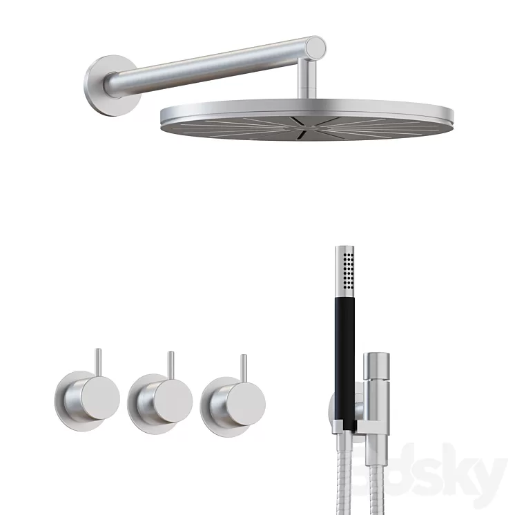 VOLA Thermostatic Shower Mixer 02 3D Model