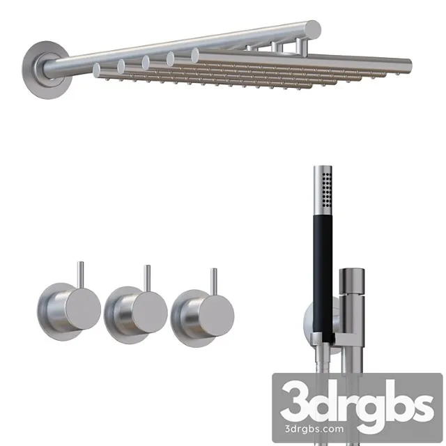 Vola Thermostatic Shower Mixer 3D Model Free