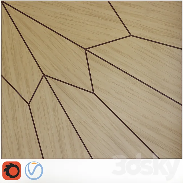 VOLCRAFT _ Crystal decorative panels 3D Model