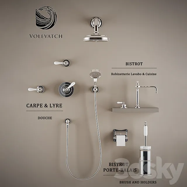 Volevatch Bistrot Carpe & Lyre 3DModel