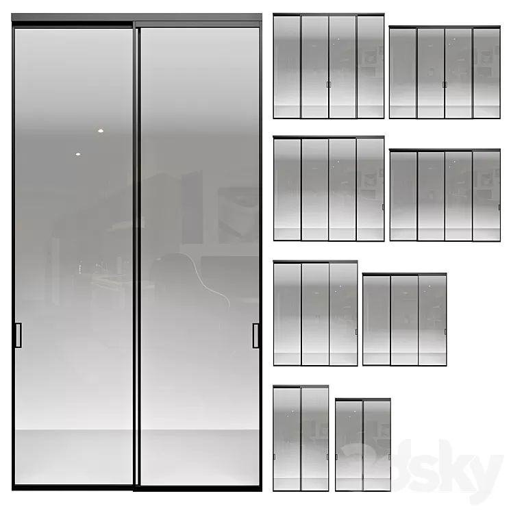 Volhovec aluminum partitions Formato 3D Model Free