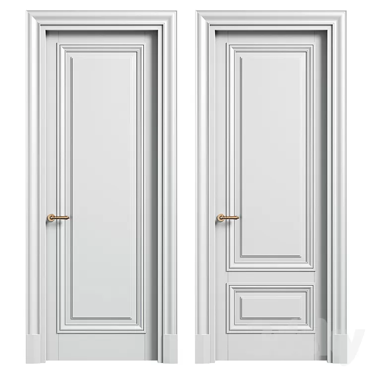 Volhovec doors ANTIQUE 3D Model Free
