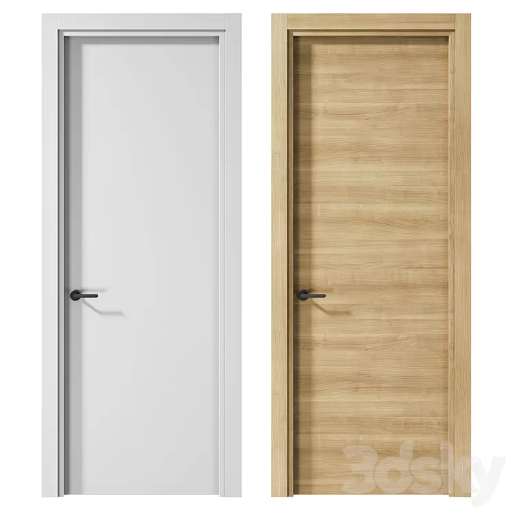 Volhovec NEO set.1 doors 3D Model