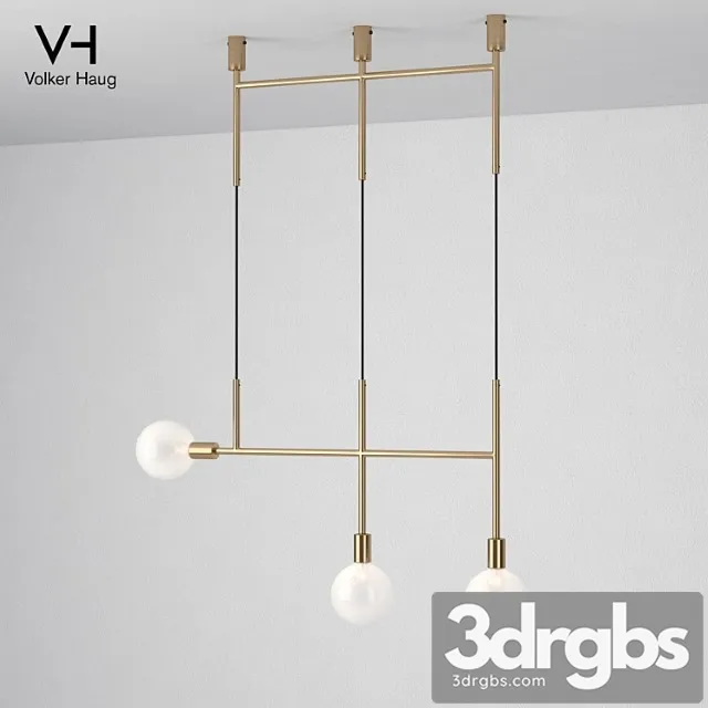 Volkerhaug Triple Kick Pendant Light 3D Model Download