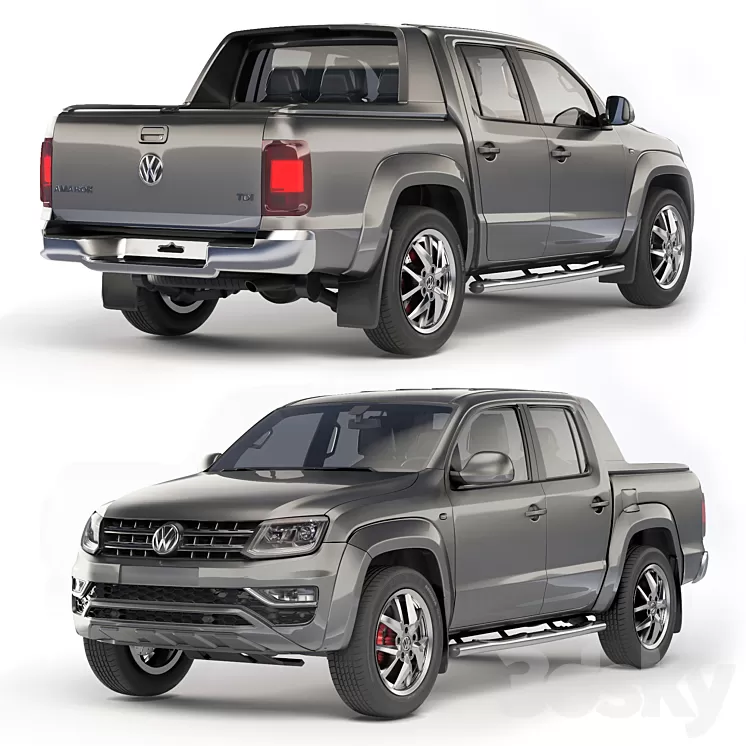 Volkswagen Amarok 2019 3D Model Free