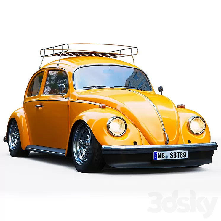 Volkswagen Beetle 3D Model Free