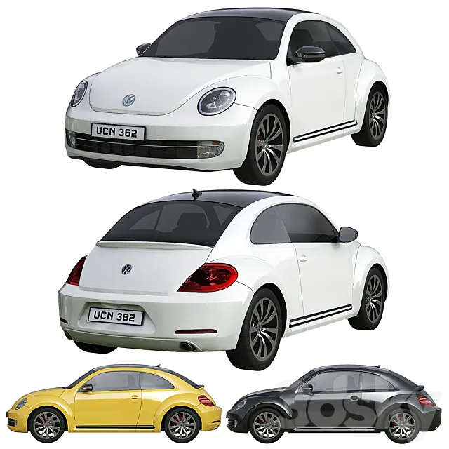 Volkswagen Beetle 3D Model