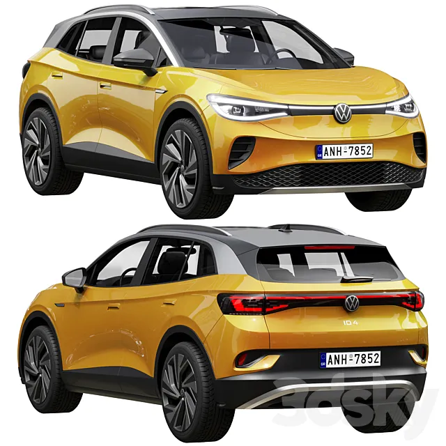 Volkswagen ID4 2021 Free Download