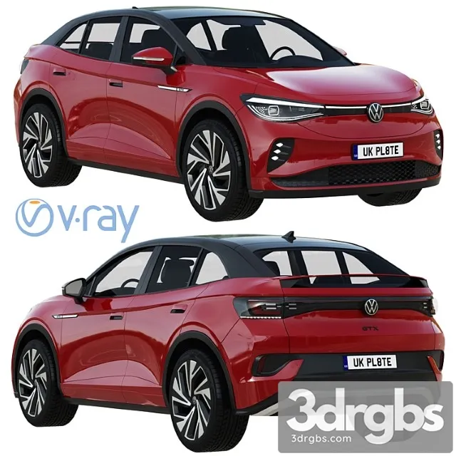Volkswagen id5 gtx 2022 3D Model Free