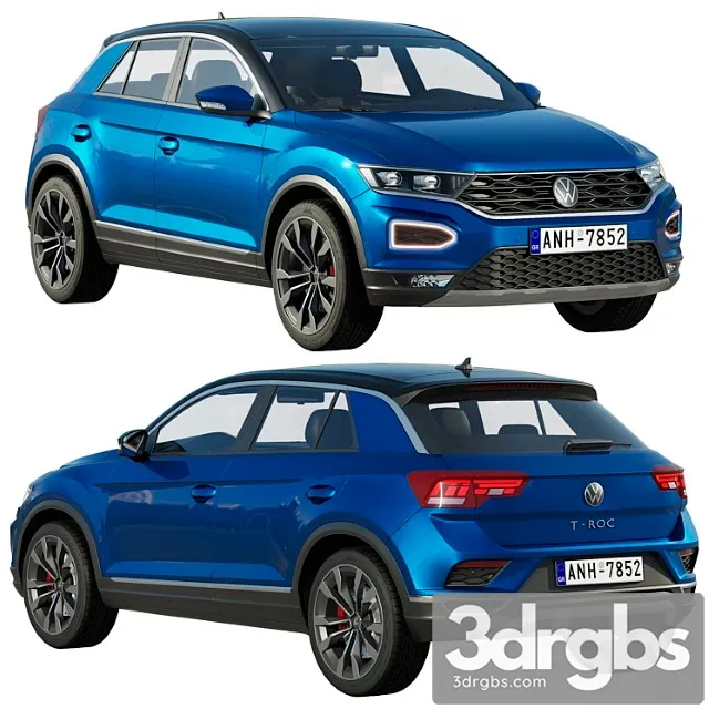 Volkswagen T Roc 3D Model Free