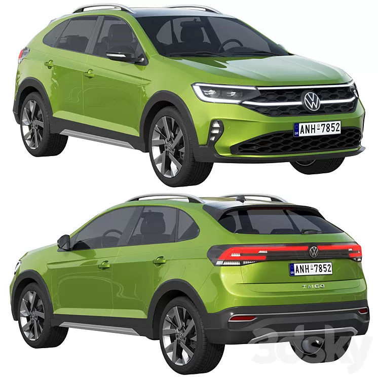Volkswagen Taigo 2022 3D Model Free