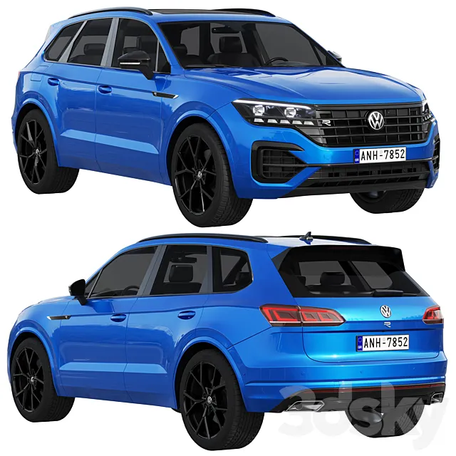 Volkswagen Touareg R 2021 3D Model
