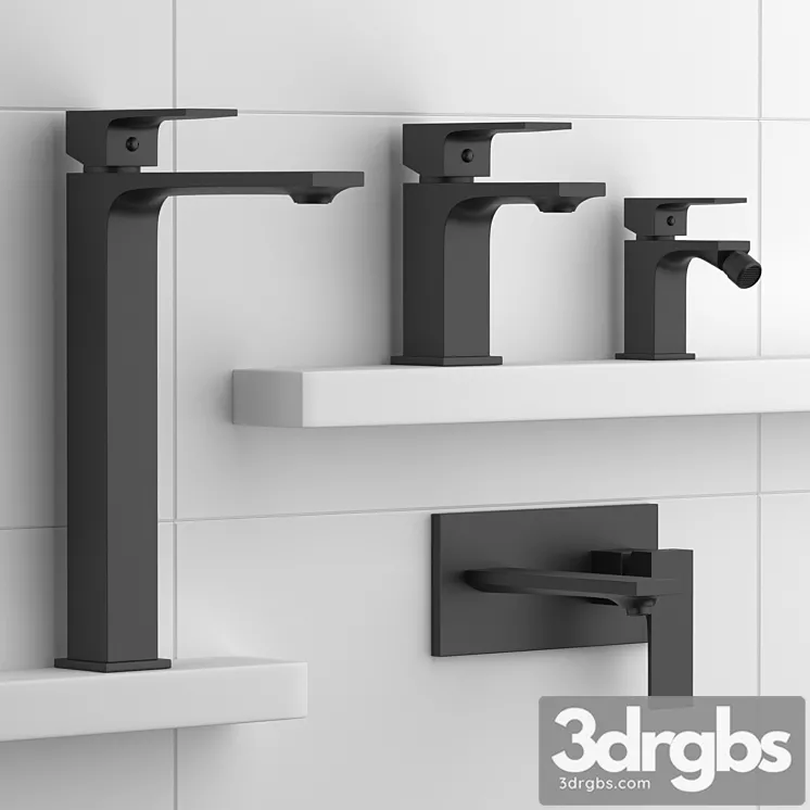 Volle De La Noche Faucet Set 1 3D Model Free